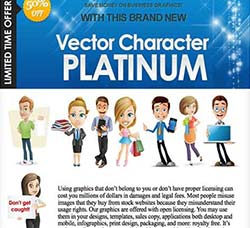 矢量卡通插画白金合集：Vector Character PLATINUM Bundle